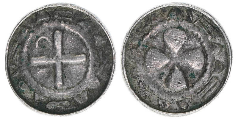 Sachsen
Mittelalter. Hochrandpfennig, ohne Jahr. 1,00g
ss/vz