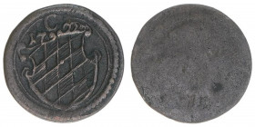 Maximilian II. Emanuel 1679-1726
Bayern. 1 Pfennig, 1722. selten
0,35g
Schön 20
ss/vz