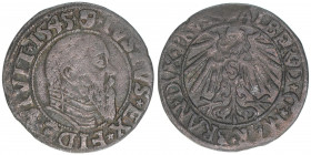 Albrecht von Brandenburg 1525-1568
Brandenburg. 3 Gröscher, 1545. 1,84g
Kopicki 3790
ss