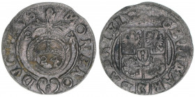 Georg Wilhelm 1619-1640
Halberstadt. 1/24 Taler, 1624. 1,14g
ss