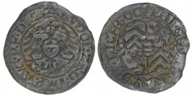 Groschen, 1696
Hanau, Philipp V.. 1,51g. ss