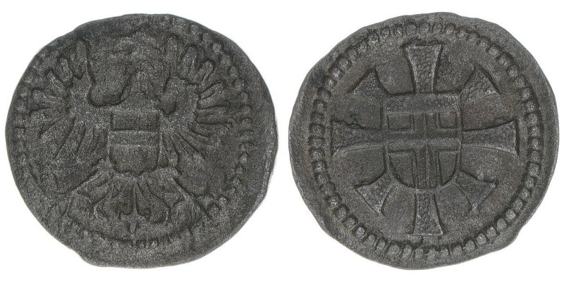 1 Kreuzer, ohne Jahr
Stadt Konstanz. 0,81g. ss