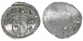 Pfennig, 1683
Reichsstadt Nürnberg. Nürnberg. 0,37g
Kellner 335
stfr