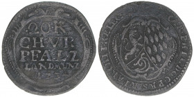 Karl III. Philipp 1716-1742
Pfalz Kurlinie. 20 Kreuzer, 1734. 3,42g
KM#241
ss