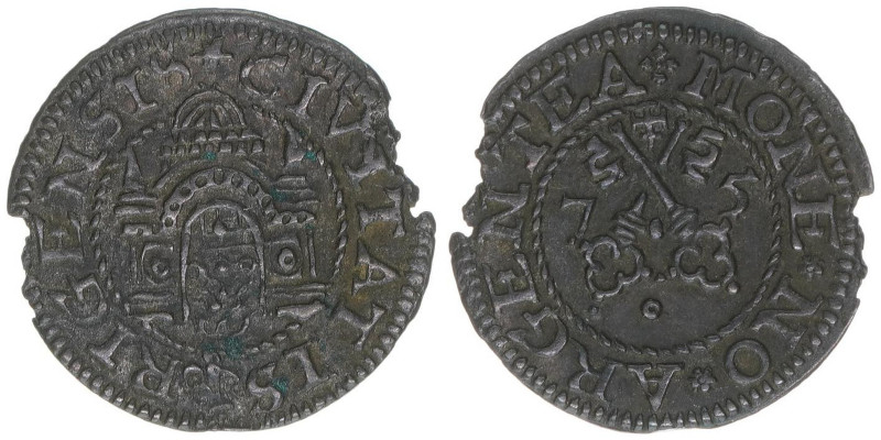 Stadtprägung
Riga - Baltikum. 1 Schilling, 1575. 0,93g
Kop.8029
ss