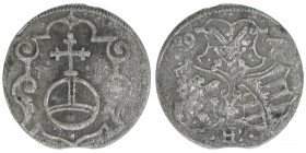 Christian II. und seine Brüder
Sachsen. Dreier, 1597. 0,68g
Kohl 98
ss