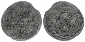 Wilhelm Ernst I. 1683-1728
Sachsen Weimar. 3 Pfennige, 1717. von Jeremias Balthasar Wilhelmi
0,78g
Schön 1
Rf.
ss
