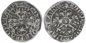 Christian und Wolrad IV. 1597-1638
Waldeck. Groschen, 1608. 1,71g
Henning 80
ss