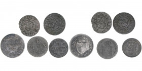 Lot mit 5 Kleinmünzen
Lots. meist ss