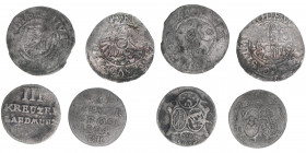 Lot mit 4 Kleinmünzen
Lots. meist ss