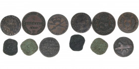 Lot mit 6 Kleinmünzen
Lots. meist ss