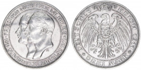 Wilhelm II. 1888-1918
Preussen. 3 Mark, 1911. 100 Jahre Universität Breslau
16,65g
AKS 138
vz-