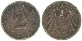 Proben
2 Pfennige, 1900. Probe aus Hartpappe, wohl Versuch für das Deutsche Reich Münzen aus Hartpappe herzustellen wie dies dann nach dem 1. Weltkrie...