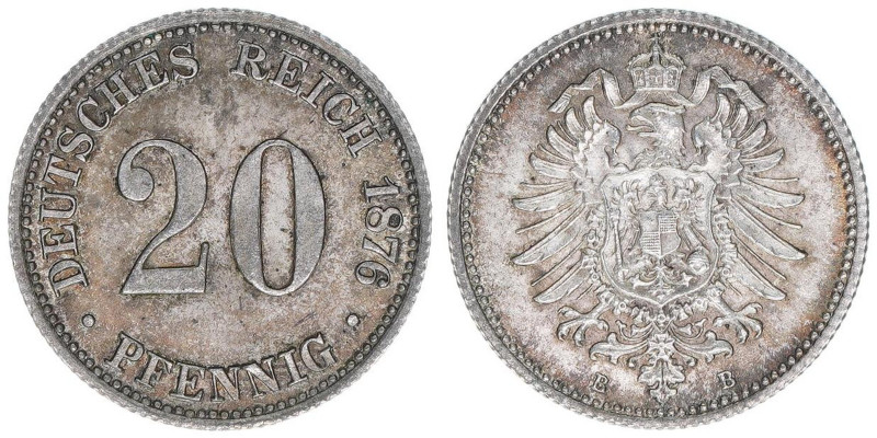 20 Pfennige, 1876 B
1,13g. AKS 8
vz-