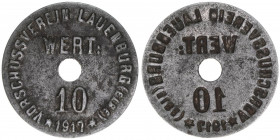 Notgeld
Lauenberg. 10 Pfennige, 1917. Vorschuß-Verein
1,28g
ss