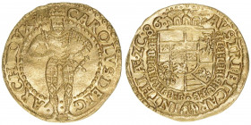 Erzherzog Carl
Dukat, 1586. Münzmeister Balthasar Geitzköfler
3,46g
MzA Seite 72
vz