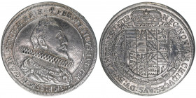 Ferdinand II. 1619-1637
Taler, 1621. Ensisheim
27,58g
Herinek 477b
ss/vz