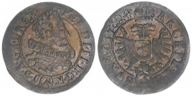 Ferdinand II. 1619-1637
Groschen, 1624. Wien
1,61g
ss