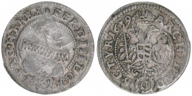 Ferdinand III. 1637-1657
Groschen, 1639 G. Glatz
1,43g
ss