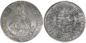 Erzherzog Ferdinand 1564-1595
Tirol. Taler, ohne Jahr. Walze 14/V
Hall
28,08g
ss