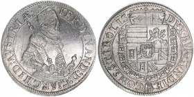 Erzherzog Ferdinand 1564-1595
Tirol. Taler, ohne Jahr. Hall
28,13g
Dav.8099
vz