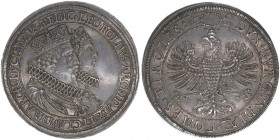 Erzherzog Leopold V. 1619-1632
Tirol. Doppeltaler, ohne Jahr. Medici Hochzeit
Hall
57,28g
MT 487
herrliche Patina
vz/stfr