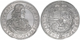 Erzherzog Sigismund Franz 1662-1665
Tirol. Taler, 1665. Hall
28,77g
MT 531
stfr-