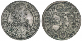 Erzherzog Sigismund Franz 1662-1665
Tirol. Groschen, 1664. Hall
1,51g
ss+