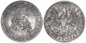 Leopold I. 1657-1705
Tirol. Doppeltaler, ohne Jahr. Hall
57,51g
MT 708
Rf.,winzige Druckstelle
ss+