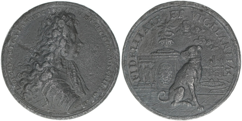 Leopold I. 1657-1705
Bleimedaille, 1700. von Ph. Müller auf die diplomatische Mi...
