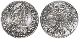 Leopold I. 1657-1705
Tirol. Groschen, 1679. Hall
1,43g
ss+