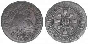 Leopold I. 1657-1705
Tirol. 1 Kreuzer, ohne Jahr. Hall
0,79g
s/ss