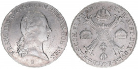 Franz II. (I.) 1792-1835
Kronentaler, 1797 B. Kremnitz
29,41g
ANK 106
s/ss