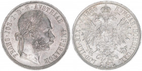Franz Joseph I. 1848-1916
1 Gulden, 1888. Wien
12,31g
ANK 31
vz