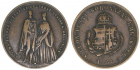 Franz Joseph I. 1848-1916
Krönungsjeton, 1867. auf die Ungarische Krönung in Budapest
3,95g
ss-