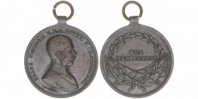 Franz Joseph I. 1848-1916
Tapferkeitsmedaille. von Tautenhayn
15,00g
mit Trageöse
ss