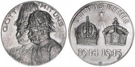 Franz Joseph I. 1848-1916
Medaille, 1914/1915. VIRIBUS UNITIS
8,72g
vz