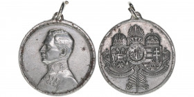 Karl I. 1916-1918
Medaille, 1916. auf den Regierungsantritt
Wien
12,69g
Frühwald -
unedel mit Trageöse
ss