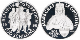 Verkehrsmünzen
100 Schilling, 1996. Auflage 75.000
Wien
ANK 35
PP