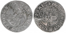 Leonhard von Keutschach 1495-1519
Erzbistum Salzburg. Batzen, 1513. Salzburg
3,00g
Zöttl 66, Probszt 106
ss+