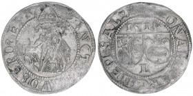 Leonhard von Keutschach 1495-1519
Erzbistum Salzburg. Batzen, 1514 liegende 4. Salzburg
3,23g
Zöttl 67b, Probszt 109
ss