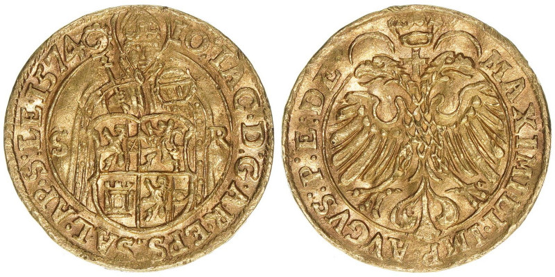 Johann Jakob Khuen von Belasi 1560-1586
Erzbistum Salzburg. Dukat, 1574. nach de...