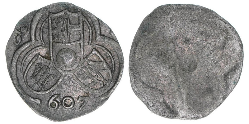 Wolf Dietrich von Raitenau 1587-1612
Erzbistum Salzburg. 2 Pfennige, (1)607. Sal...