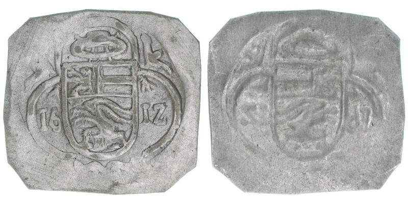 Markus Sittikus 1612-1619
Erzbistum Salzburg. 2 Pfennigklippe, 1612. äußerst sel...