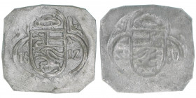 Markus Sittikus 1612-1619
Erzbistum Salzburg. 2 Pfennigklippe, 1612. äußerst selten - vmtl. 19.Jhdt.
Salzburg
0,79g
Zöttl 1217
ss