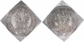Paris Graf Lodron 1619-1653
Erzbistum Salzburg. 1/2 Talerklippe, 1627. äußerst selten - Typ mit Wertzahl
Salzburg
14,26g
Zöttl 1530, Probszt 1242
vz+...