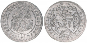Paris Graf Lodron 1619-1653
Erzbistum Salzburg. 1/9 Taler, 1624. Salzburg
3,30g
Zöttl 1599, Probszt 1298
vz/stfr