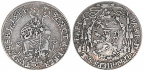 Paris Graf Lodron 1619-1653
Erzbistum Salzburg. 1/9 Taler, 1644. Salzburg
3,04g
Zöttl 1612, Probszt 1313
ss