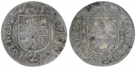 Paris Graf Lodron 1619-1653
Erzbistum Salzburg. 2 Kreuzer, 1631. Salzburg
1,03g
Zöttl 1625, Probszt 1322
ss