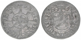Paris Graf Lodron 1619-1653
Erzbistum Salzburg. Kreuzer, 1630. Salzburg
0,72g
Zöttl 1638, Probszt 1333
ss/vz